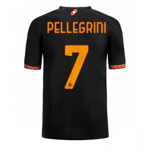 Pánský Fotbalový dres AS Roma Lorenzo Pellegrini #7 2023-24 Třetí Krátký Rukáv